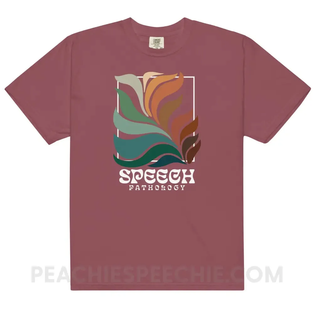 Colorful Bloom Speech Pathology Comfort Colors Tee