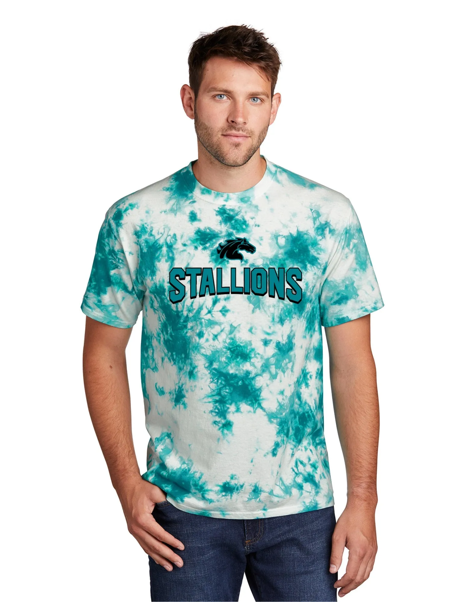 Crystal Tie-Dye Tee