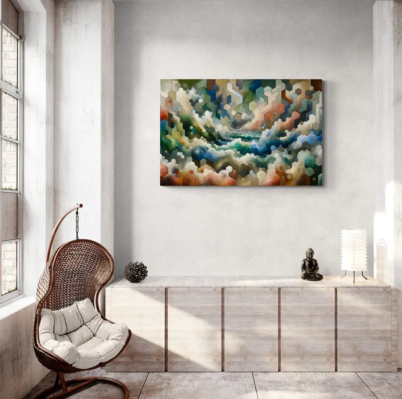 Cubist Seascapes: Wall Art Prints - canvas