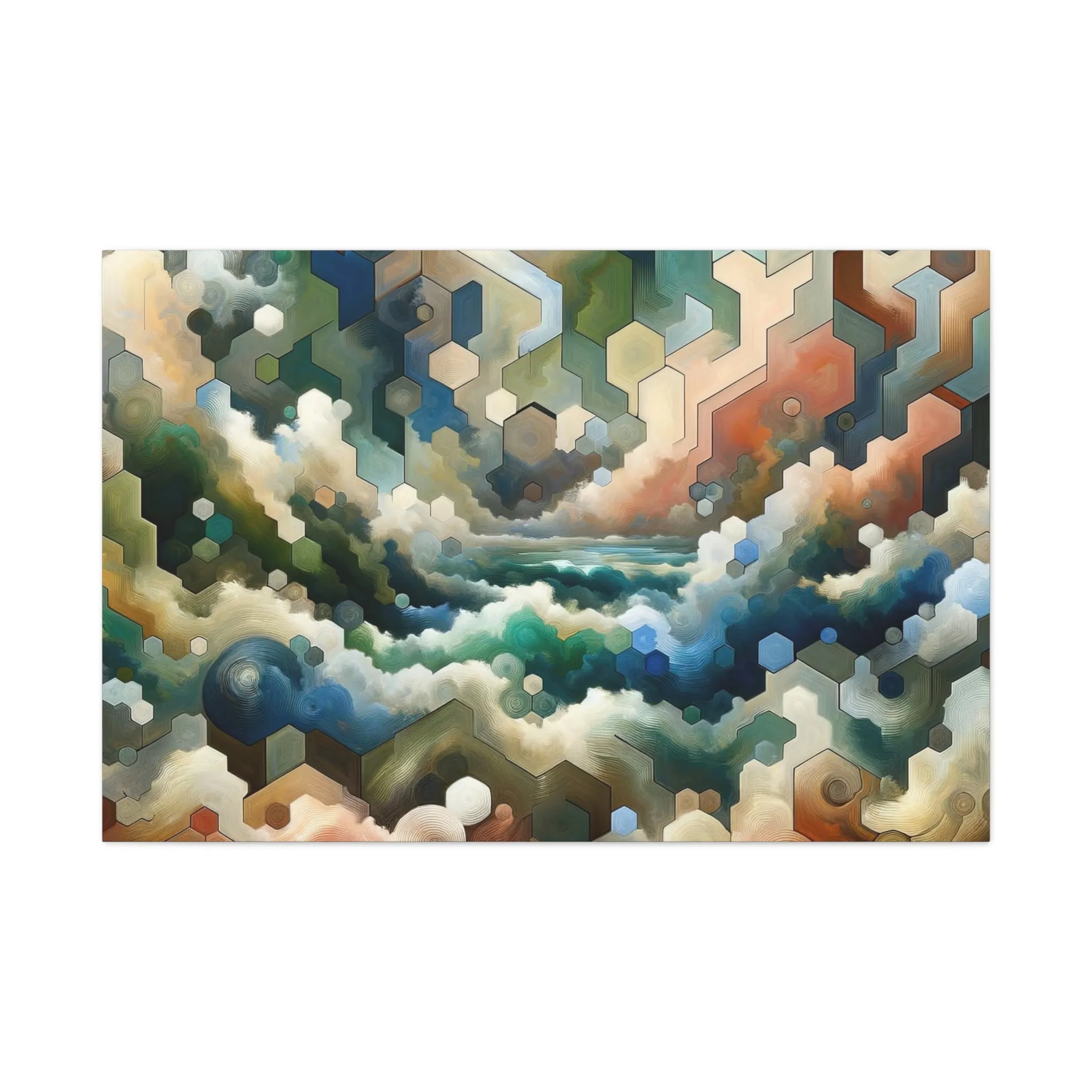 Cubist Seascapes: Wall Art Prints - canvas