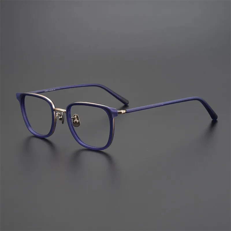 D563 Titanium Acetate Optical Eyeglasses Frame Myopia Glasses For Men and Women artistic Retro Glasses Frame