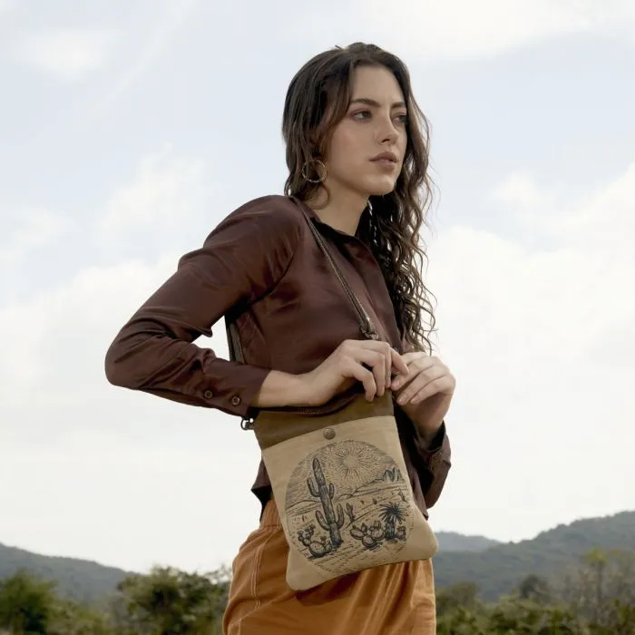 Desert Scene Crossbody Bag