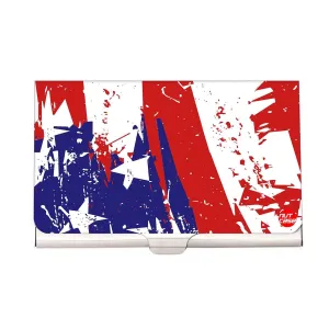 Designer Visiting Card Holder Nutcase - USA Flag