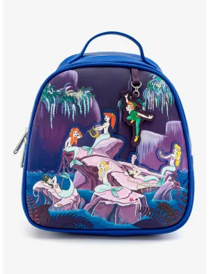 Disney Mini Backpack Peter Pan Mermaid Lagoon Loungefly