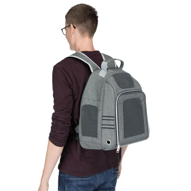 Dog/Cat Dan backpack 36 x 44 x 26 cm Max Load up to 6kg Grey or Blue