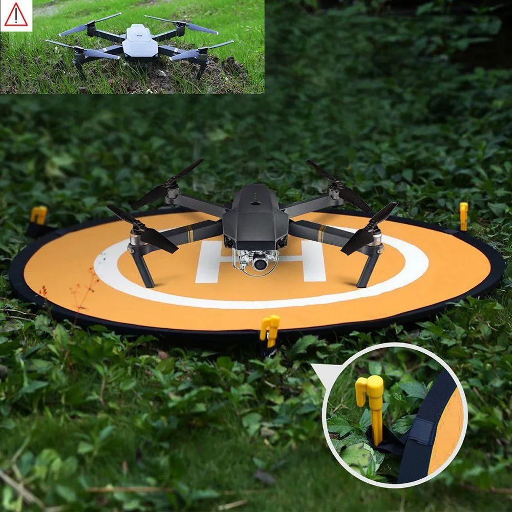 Double Sided Pop-up Portable Reflective Drone Landing Pad