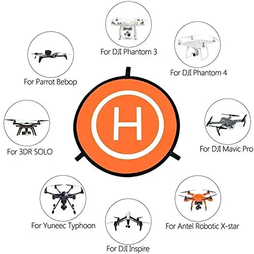 Double Sided Pop-up Portable Reflective Drone Landing Pad