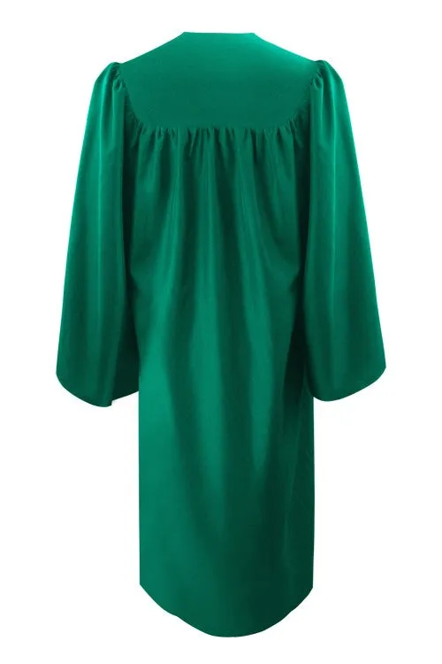 Eco-Friendly Green High School Graduation Gown