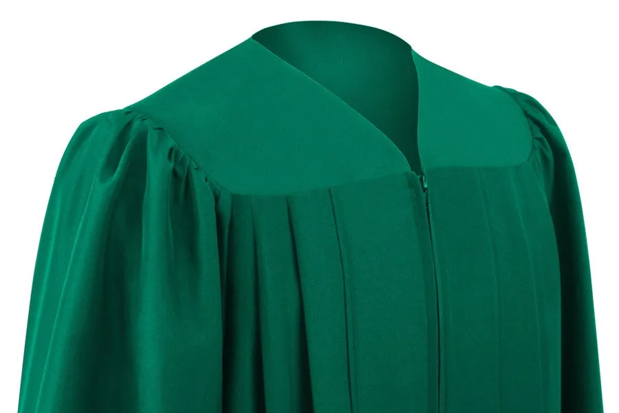 Eco-Friendly Green High School Graduation Gown