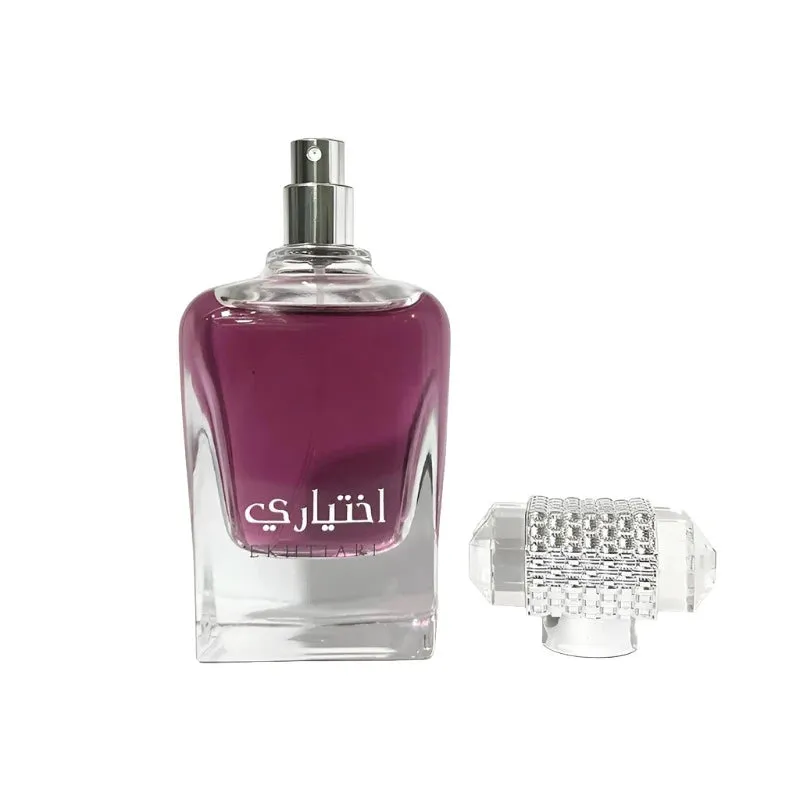 EKHTIARI Silver Fragrance Unisex Eau de Parfum Pheromone Infused Arabian Aroma 3.4 Fl Oz