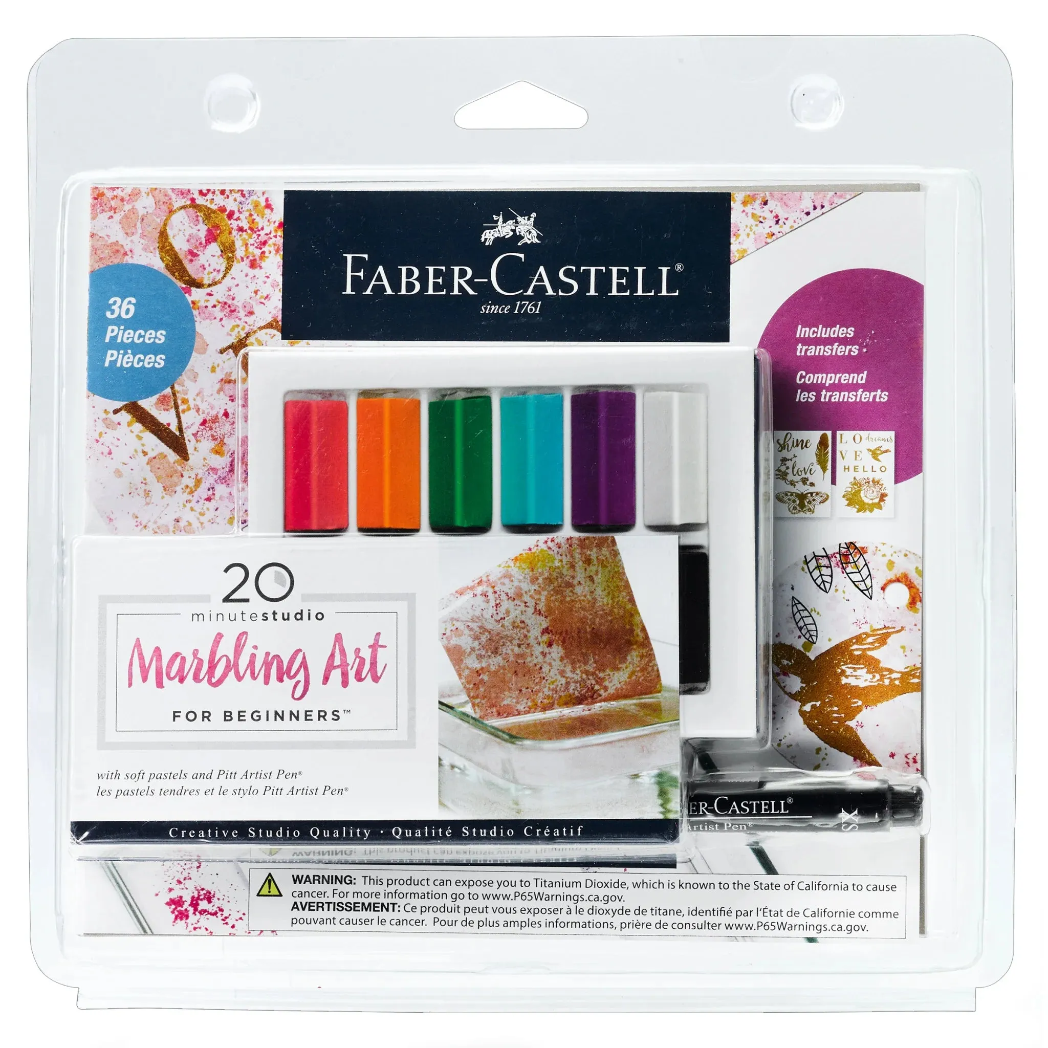 Faber-Castell 20 Minute Studio: Marbling Art Beginners