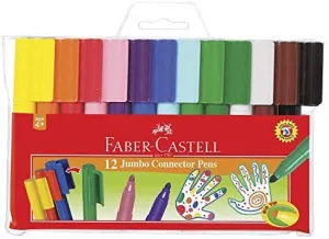 FABER-CASTELL JUMBO CONNECTOR PEN - (Pack of 12)