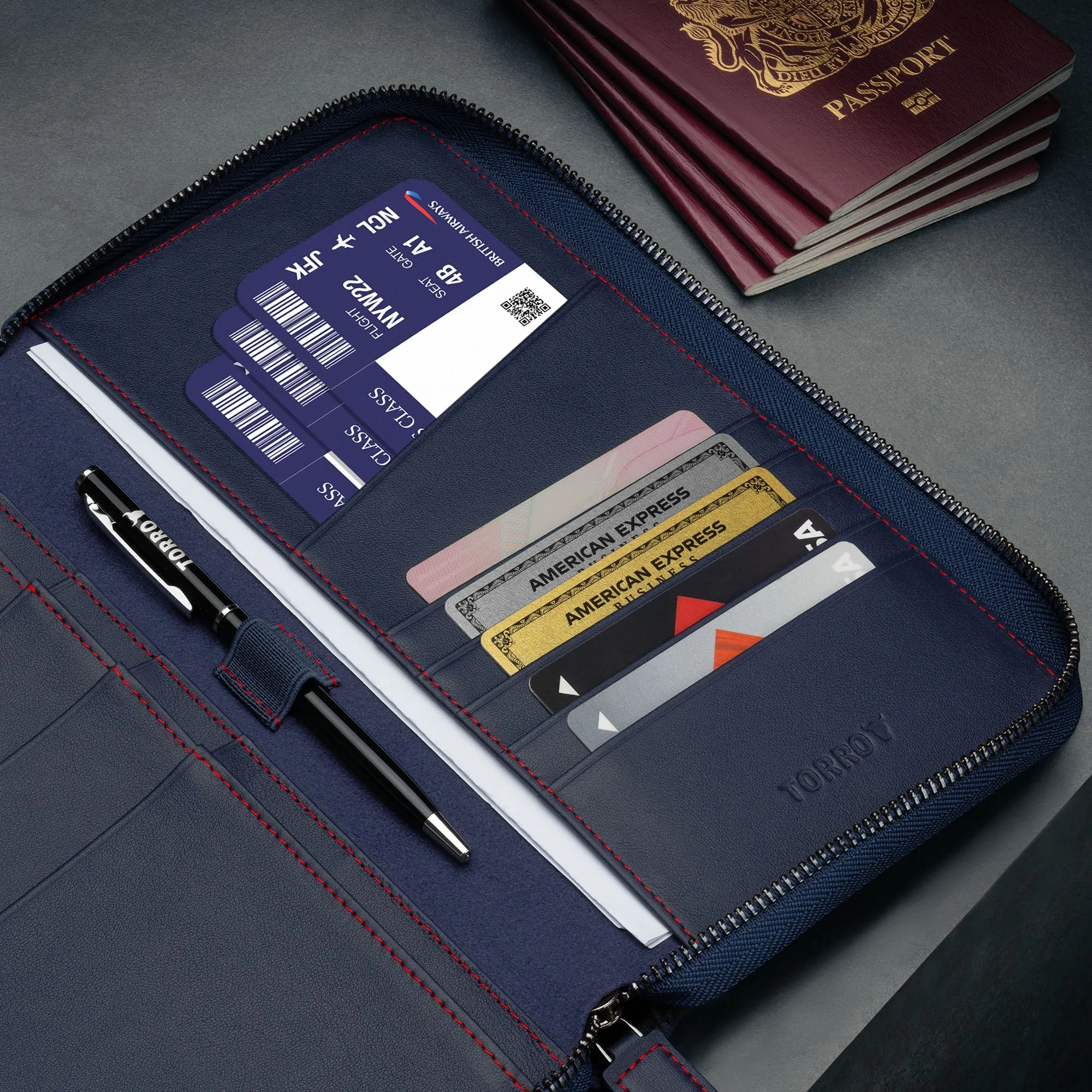 Family Passport Holder and Document Organiser