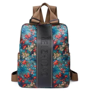 Fashion Designer Canvas Backpack | Women's Large School Bag | BBP012