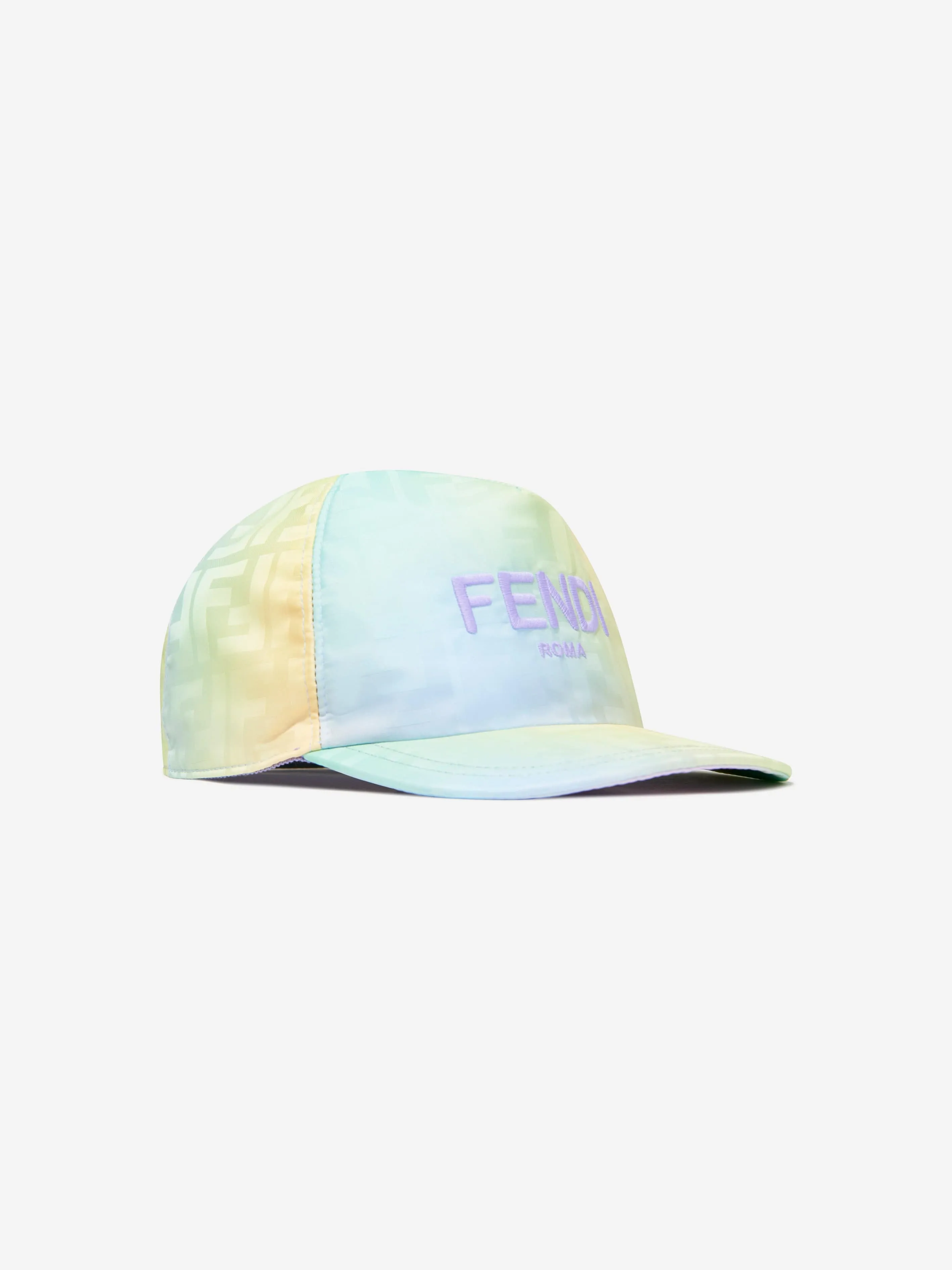 Fendi Girls Metaverse Baseball Cap in Multicolour