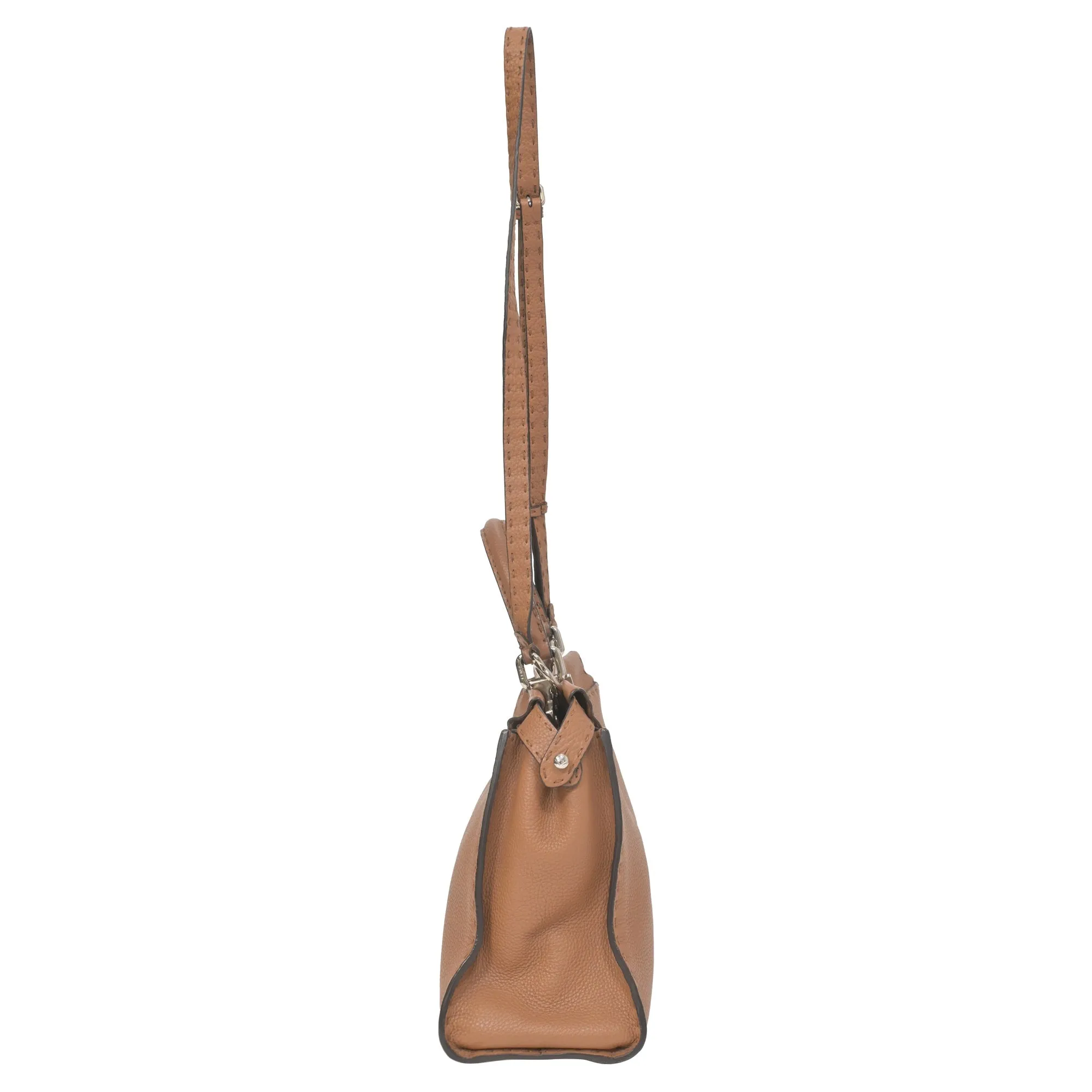 Fendi Peekaboo Handbag in Brown Leather