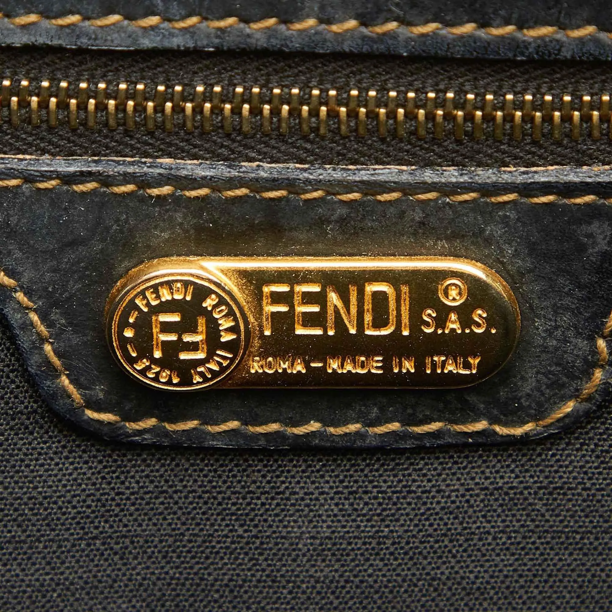 Fendi Pequin Boston Bag (SHG-32513)