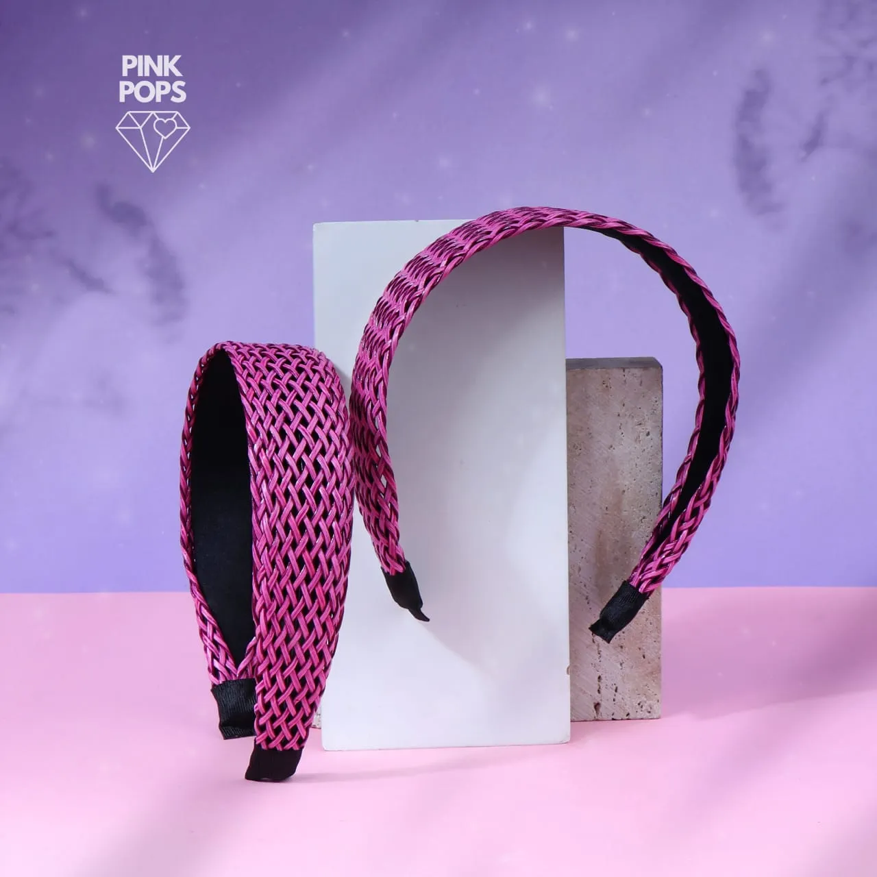 Fishnet Plain Headbands