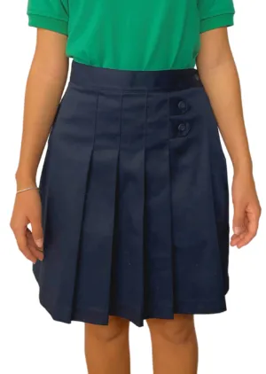 Flat Back Navy Tab Skort