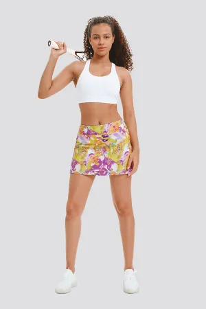 FlexFit Artistic Print Tennis Skirt