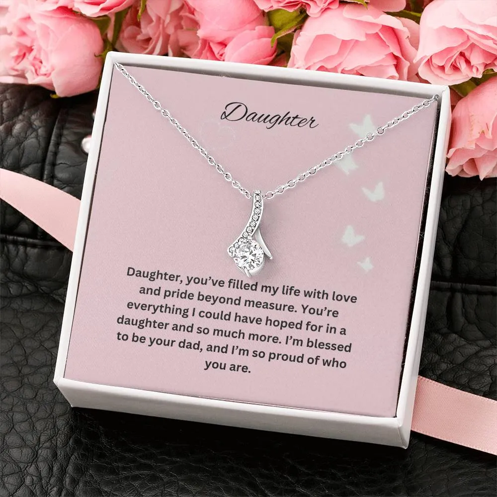 For My Daughter Alluring Beauty Necklace