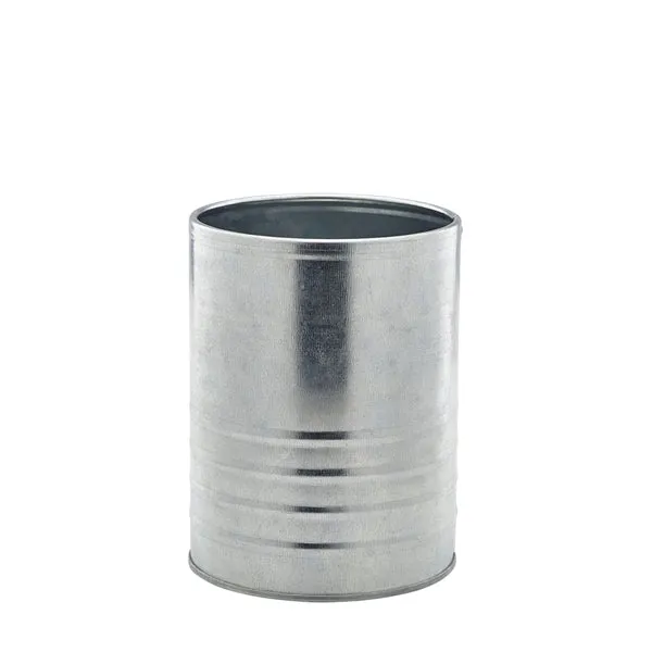 Galvanised Steel Can 11cm Dia x 14.5cm- Pack 12