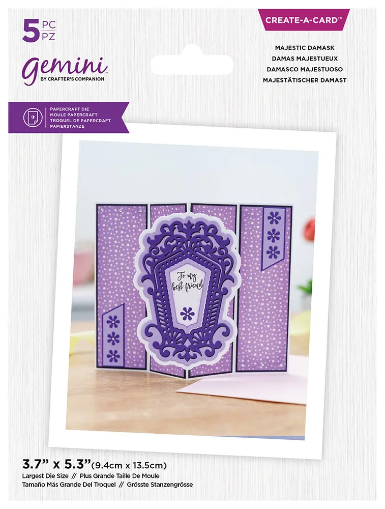 Gemini Ornate Pop Out Create-a-Card Duo