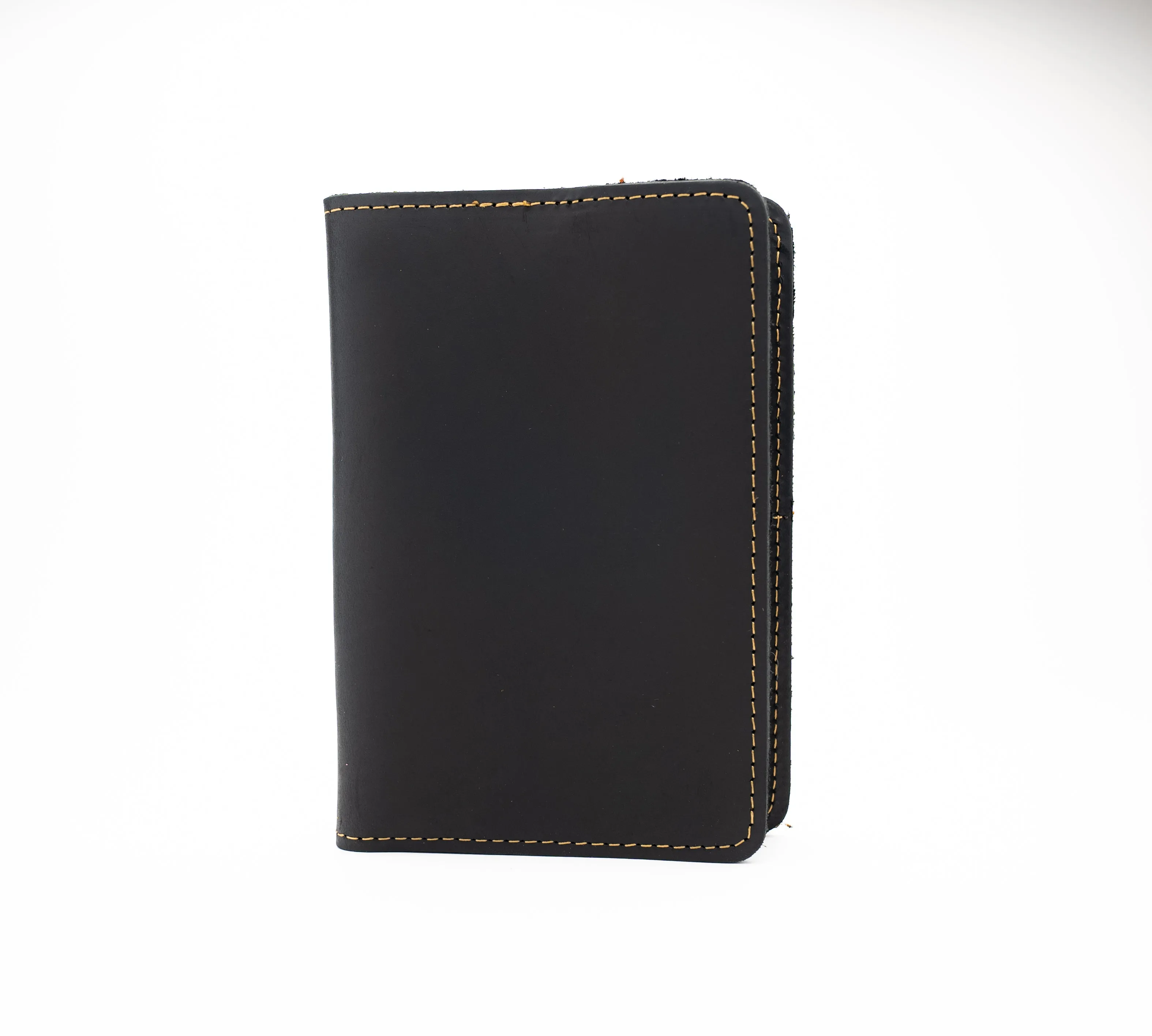 Genuine Leather Passport Holder Brown