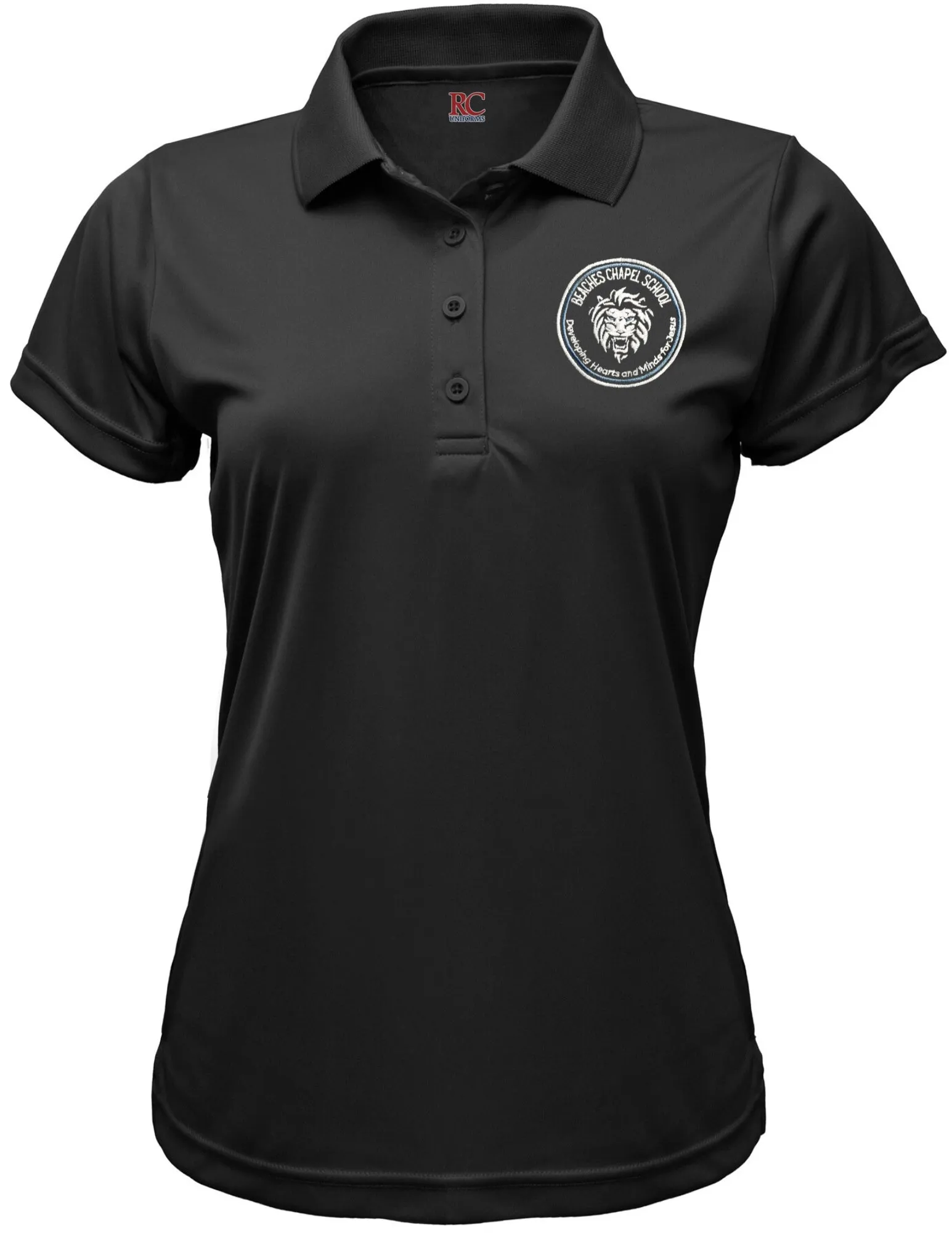 Girls' Moisture-Wick Polo Shirt (New Logo)