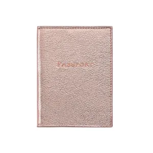 Goatskin Leather Passport Holder- Can Be Personalized