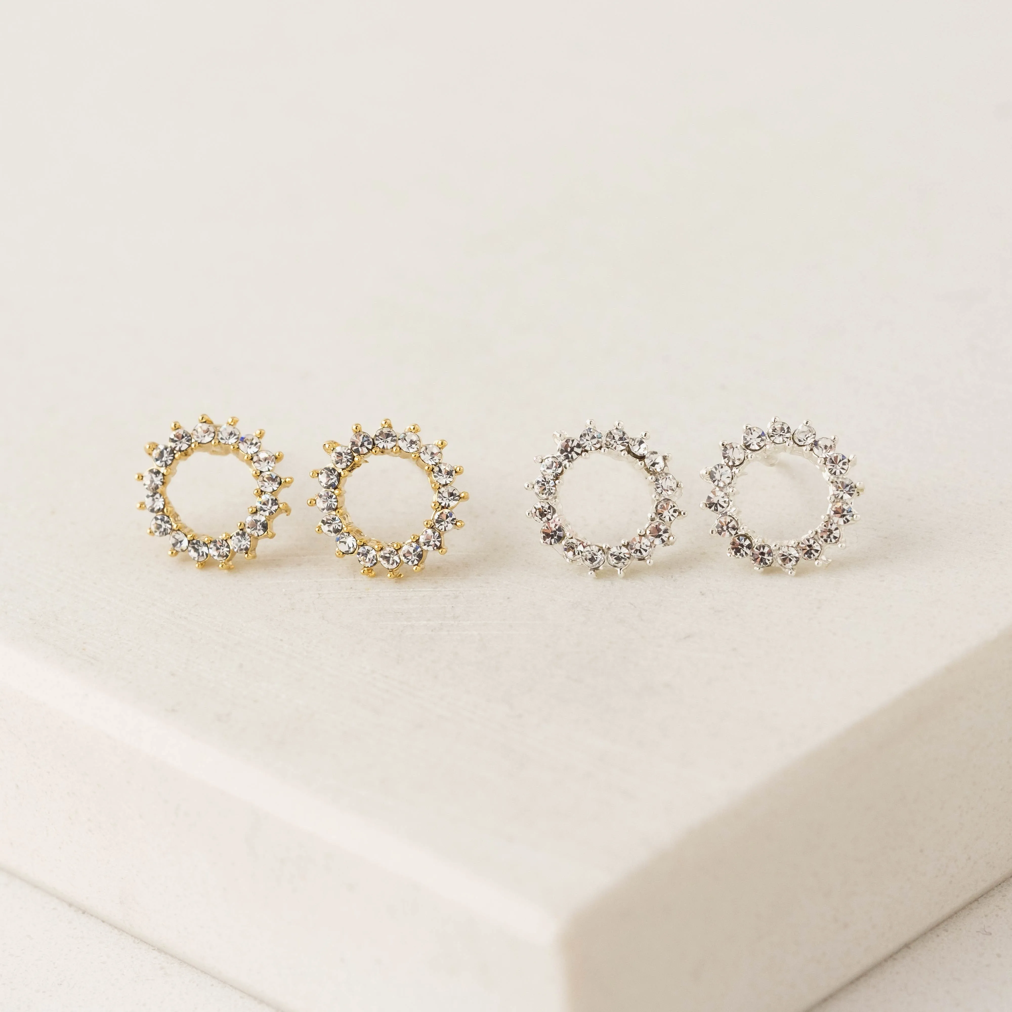 Halo Stud Earrings