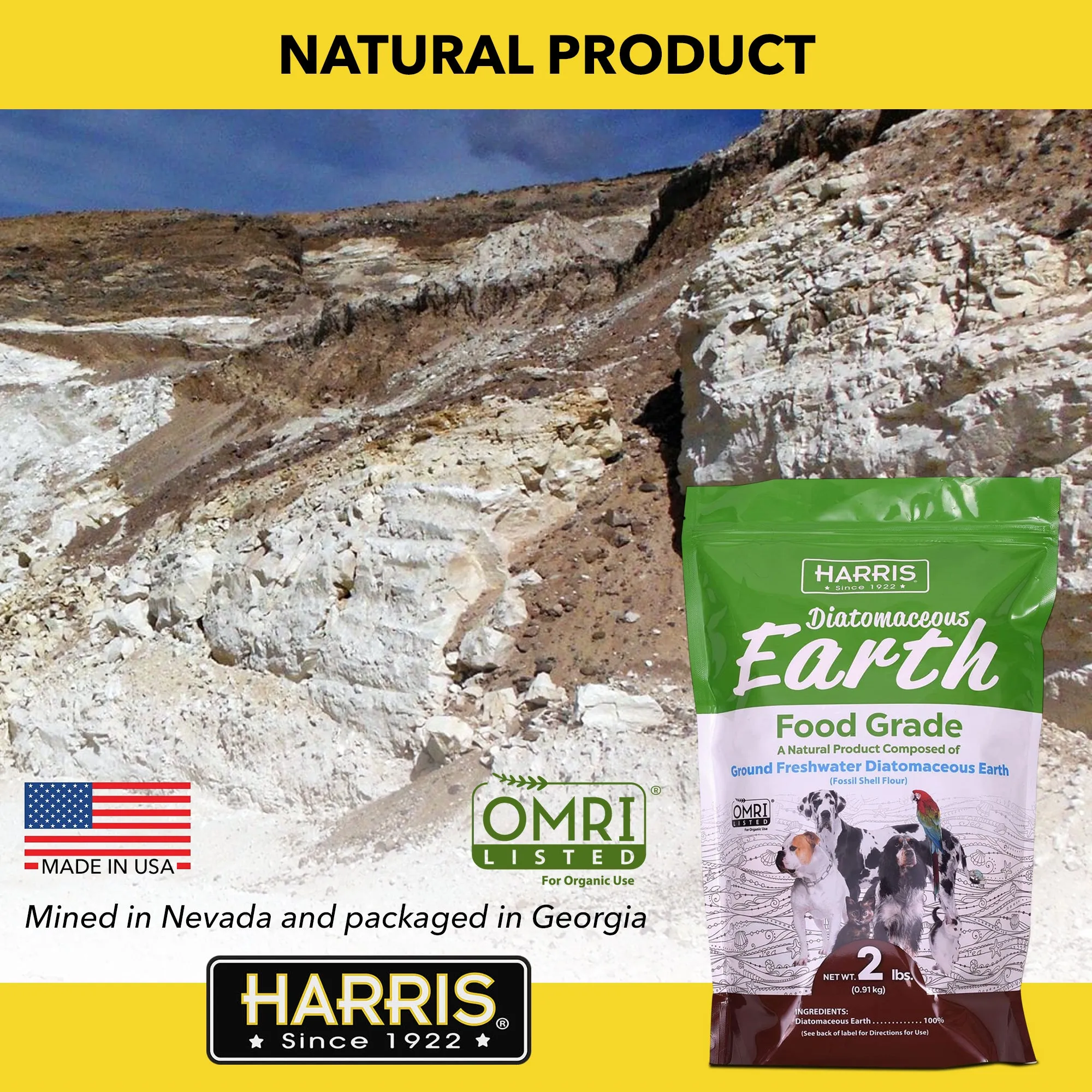 Harris Diatomaceous Earth Food Grade (2 lb.)