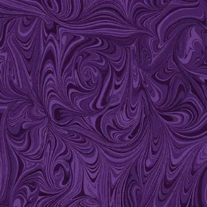 Hooked Fish-Marble Tonal Dark Grape