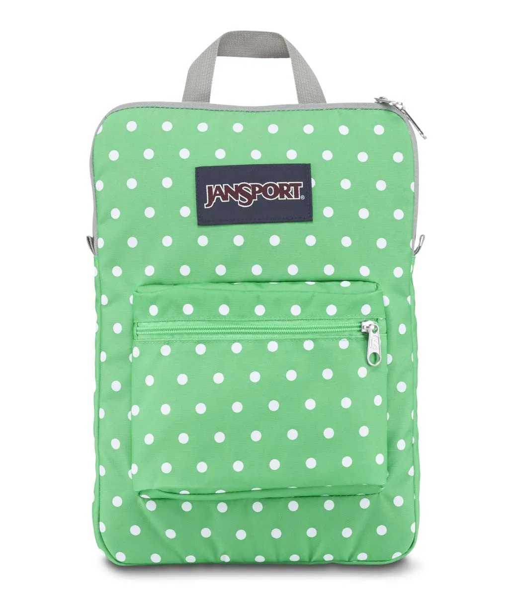 JANSPORT Superbreak Sleeve - Seafoam Green/White Dots