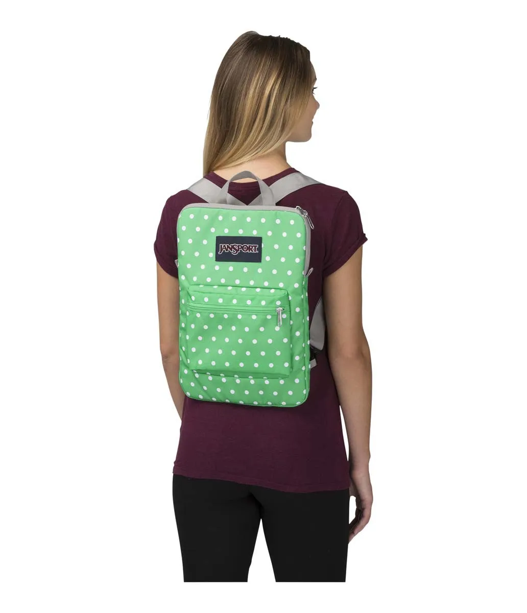 JANSPORT Superbreak Sleeve - Seafoam Green/White Dots