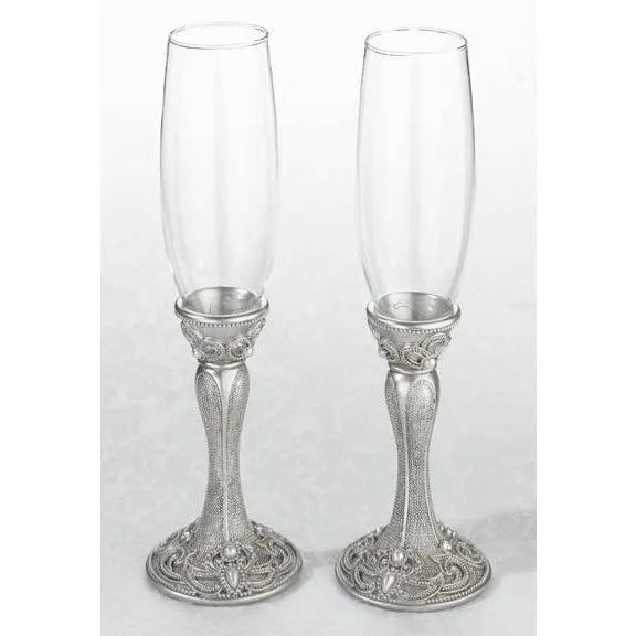 Jeweled Toasting Glasses