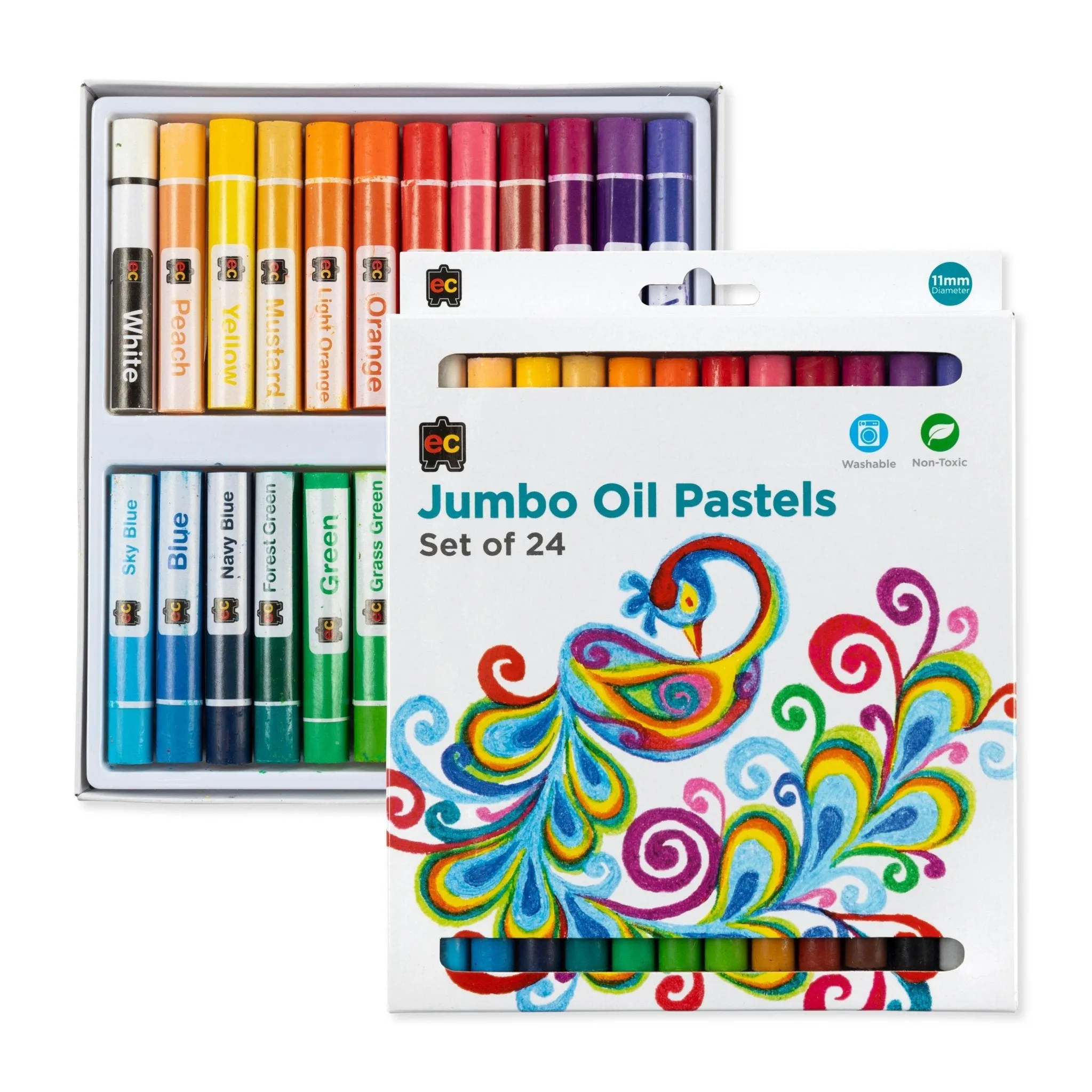 Jumbo Oil Pastels Pk of 24