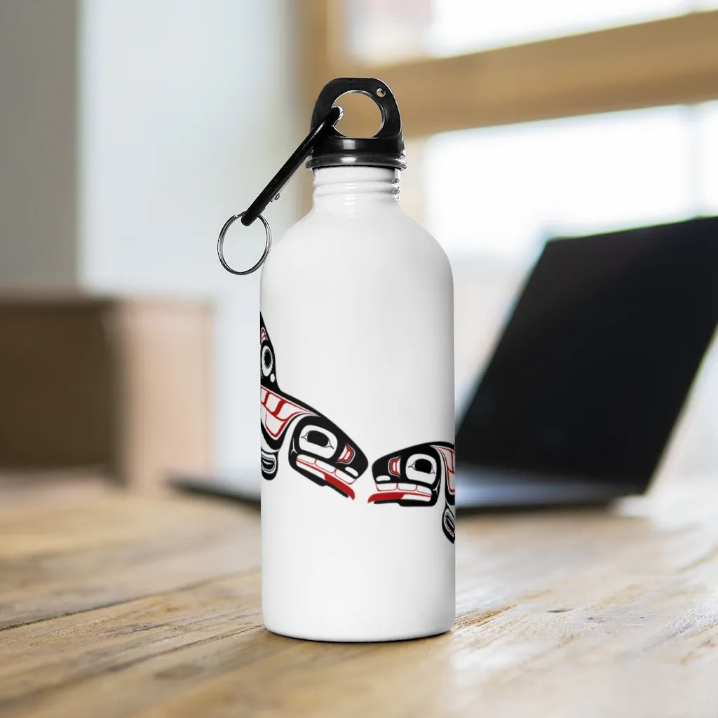 Killer Whale Stainless Steel Water Bottle