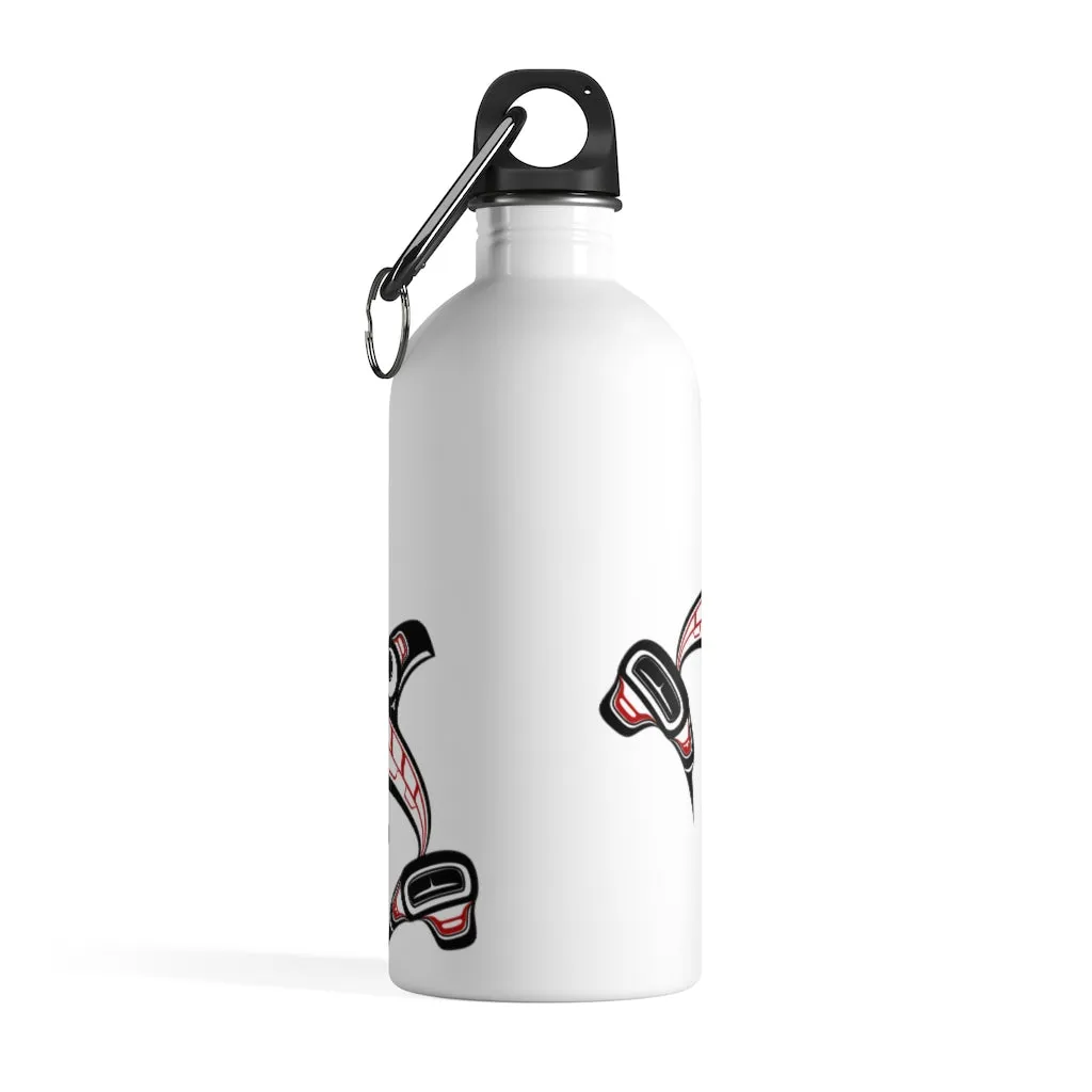 Killer Whale Stainless Steel Water Bottle