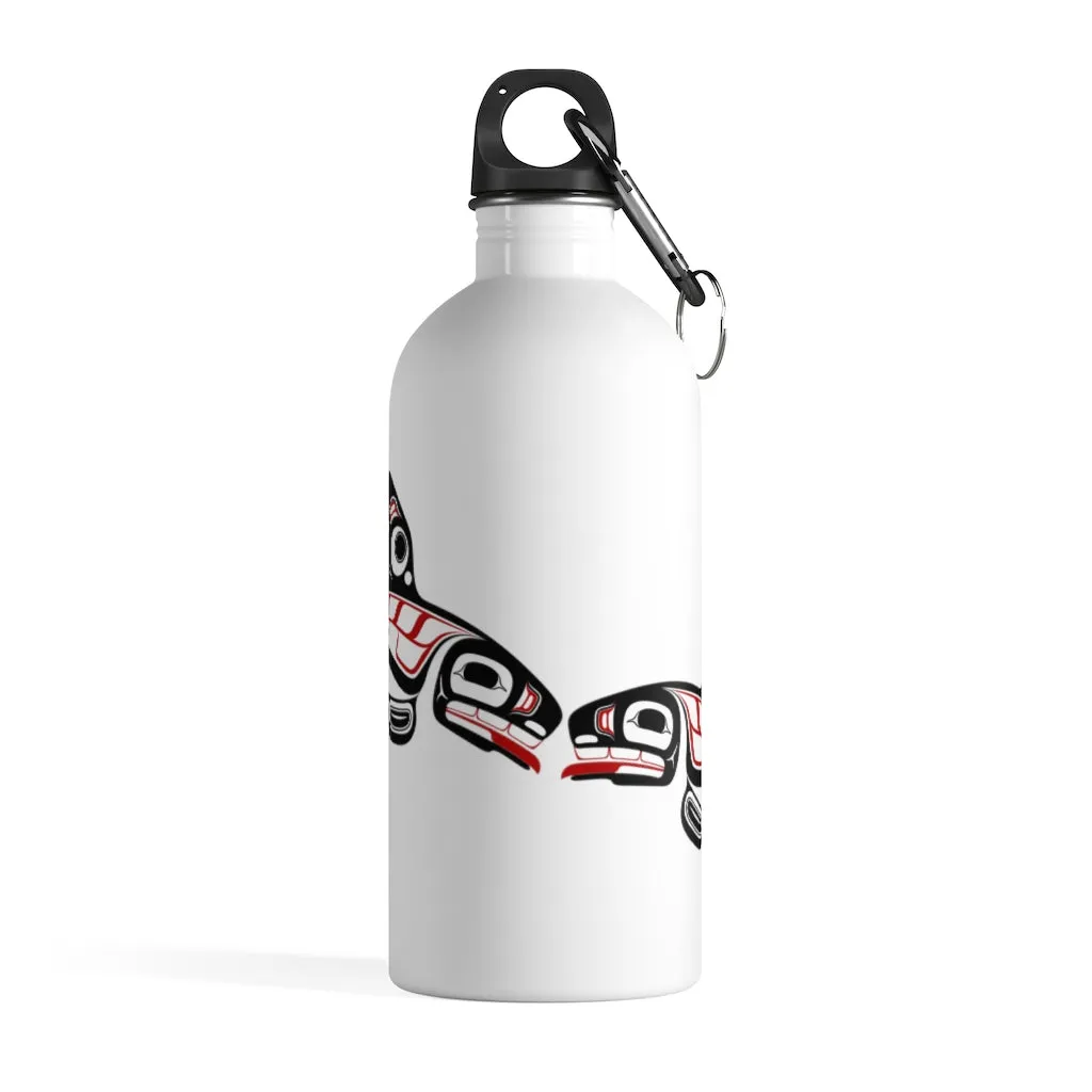 Killer Whale Stainless Steel Water Bottle