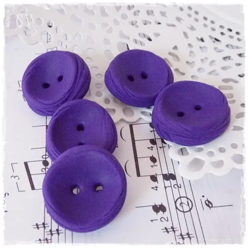 Large Artistic Purple Buttons