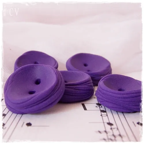 Large Artistic Purple Buttons