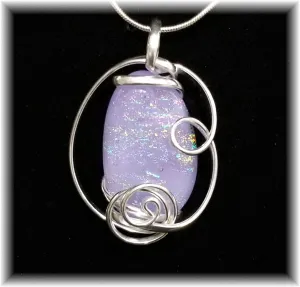 Lavender Freeform Pendant