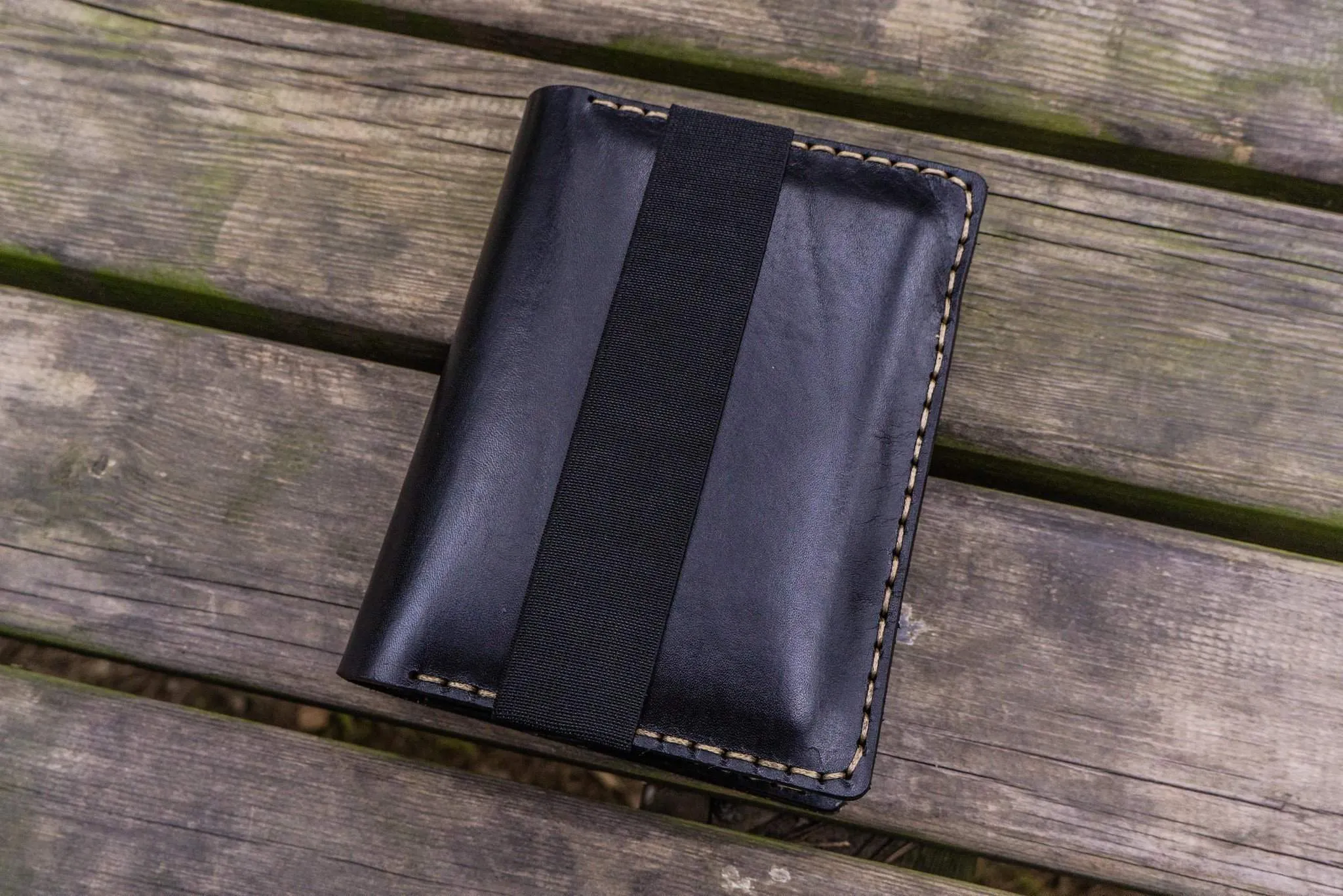 Leather Leuchtturm1917 A6 Notebook Cover - Black