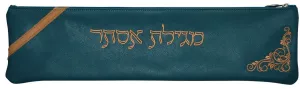 Leather Megillah Bag with Leather Strip on corner to match corner Design Color M310-TL