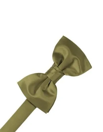 Lemon Luxury Satin Bow Ties