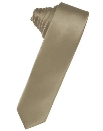 Lime Luxury Satin Skinny Necktie