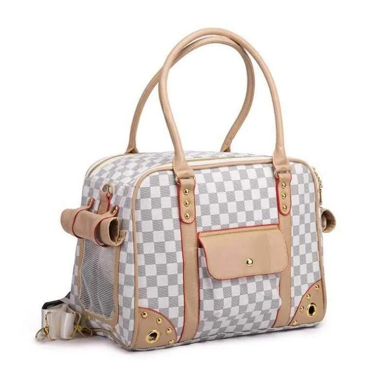 Luxe Checker Dog Carrier