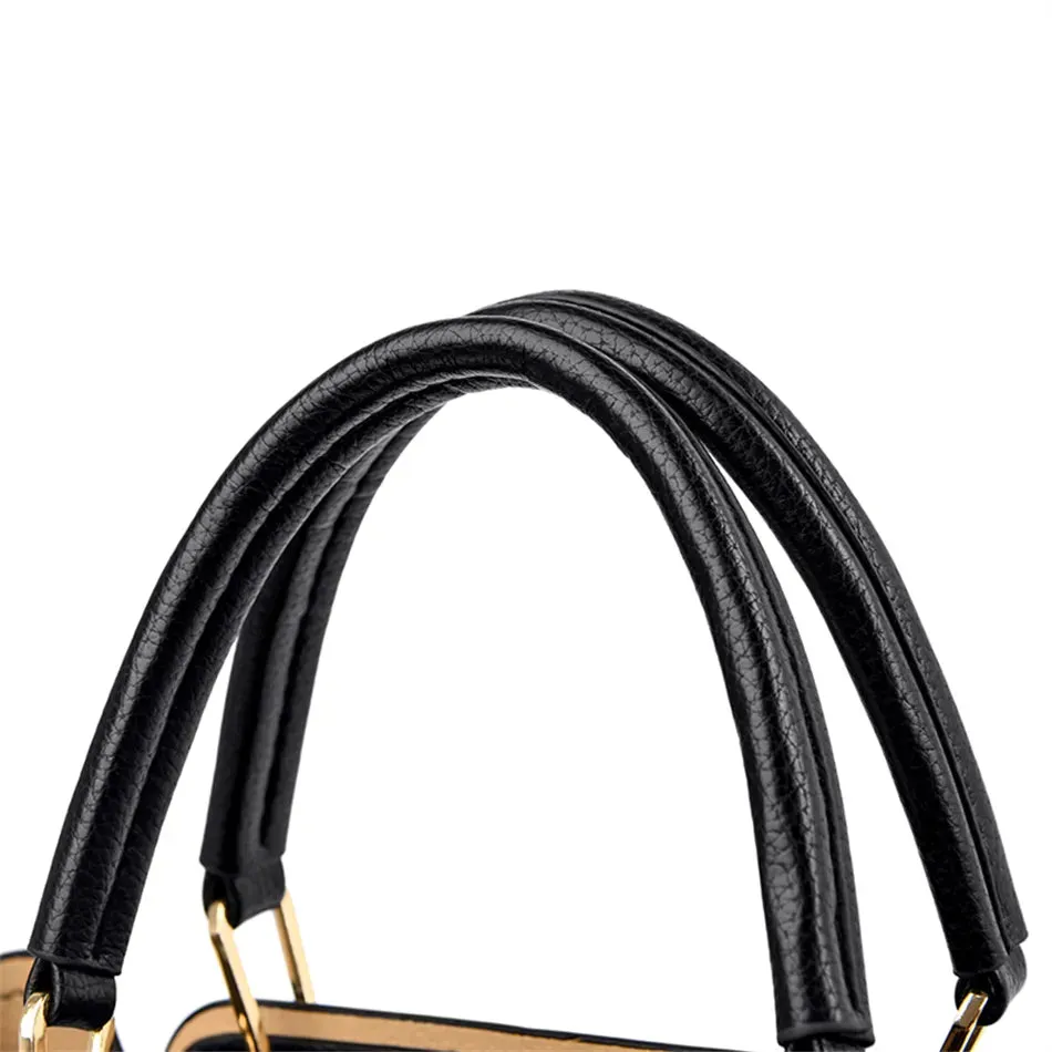 Luxury Leather Triple Layer Crossbody