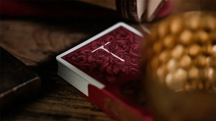 Luxury Sword T - Red Playing Cards by TCC